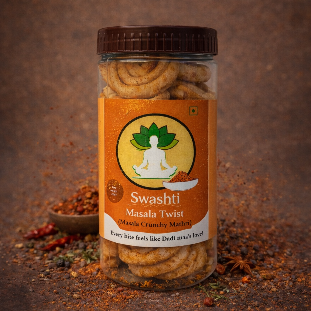 Homemade Masala Twist Mathri | Crispy Handmade Indian Snack